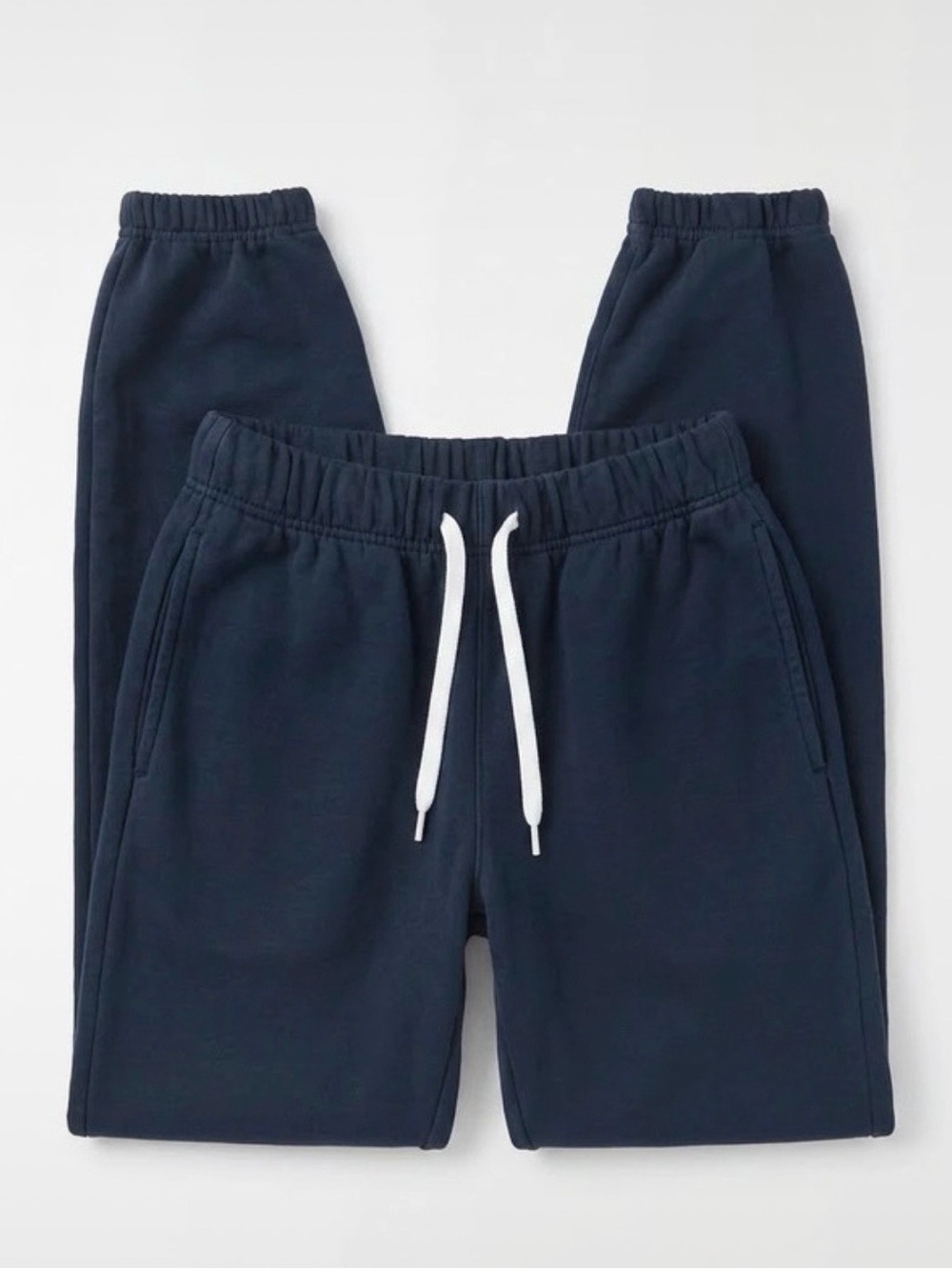 Old Navy Kids Navy Jogger Sweatpants with White Drawstring